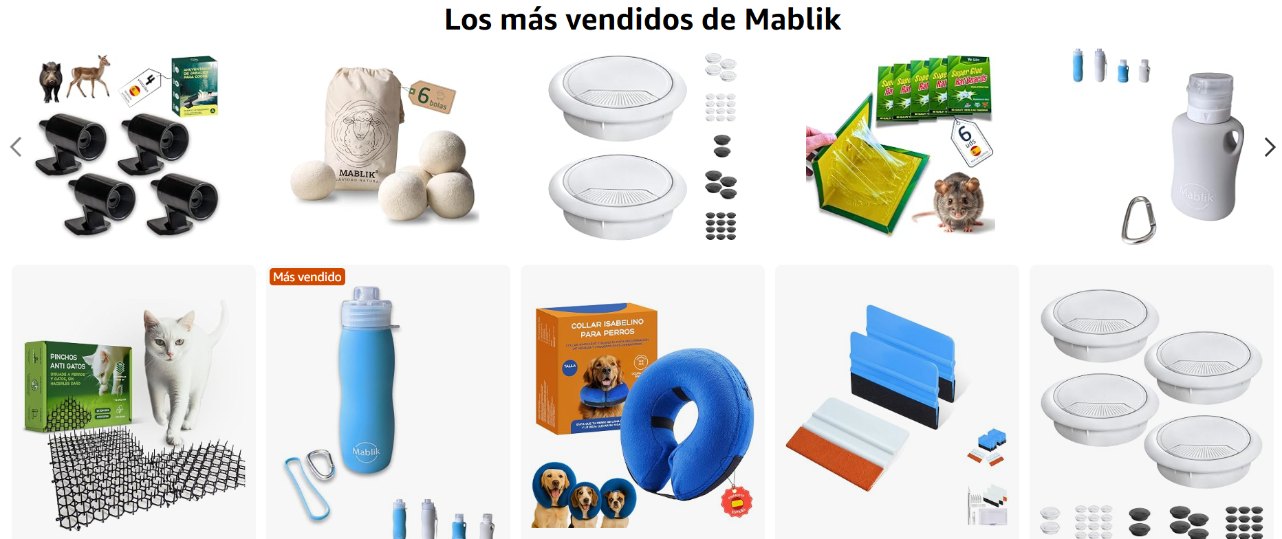 Los más vendidos de MABLIK en Amazon